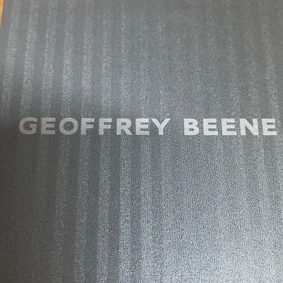 Geoffrey Beene Mens Diamond Blue Black Dress Watch 43mm SS Bracelet NWT - Picture 7 of 8